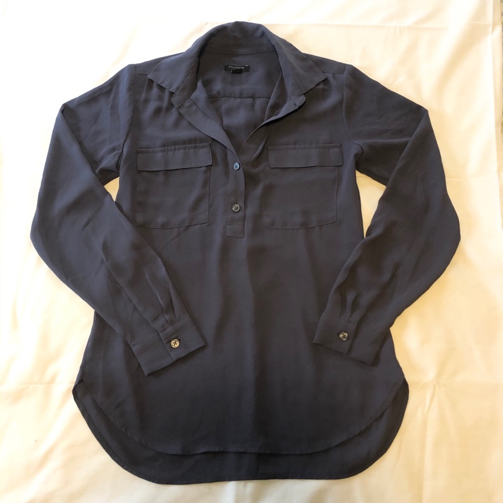 Dark gray blouse